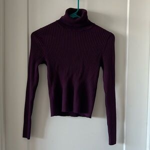 Dark purple Zara turtleneck
